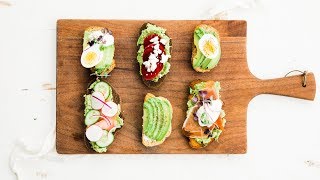 Avocado Toast Six Ways [upl. by Inalaehon501]