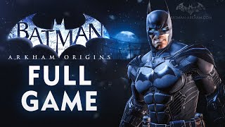 Batman Arkham Origins  Full Game Walkthrough in 4K 60fps I Am The Night [upl. by Hamfurd322]