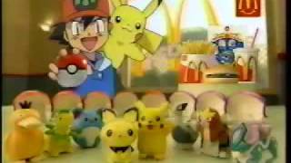 Pokémon McDonalds Pikachu Toy and Happy Set JPN Commercials [upl. by Tamar]