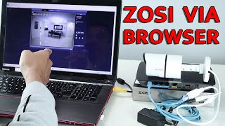 Zosi IP camera via Web Browser stepbystep setup [upl. by Ellett]