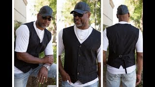 How to Sew a Mens Vest Part 2 [upl. by Mozza]