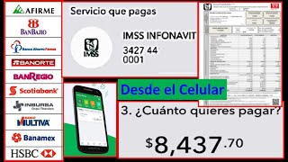 Pagar IMSS online Desde el CELULAR con la APP de banco azteca [upl. by Uta]