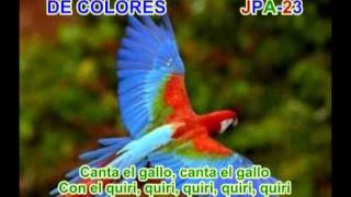 DE COLORES  SPANISH TRADITIONAL SONG [upl. by Beaner]