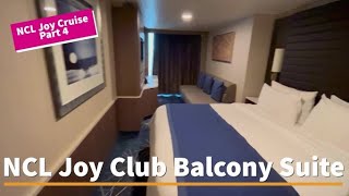 NCL Joy Club Balcony Suite  April 2022 Cruise Part 4 [upl. by Pryce]