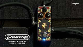 Dunlop Authentic Hendrix 69 Psych UniVibe Mini  Gear4music demo [upl. by Wendall]