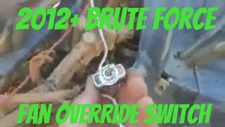 2012 Brute force fan override switch [upl. by Katt]