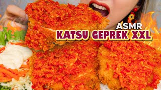 CEO GEPREK BERAKSI🤪 ASMR AYAM KATSU XXL GEPREK PEDES GA KARUAAAN‼️ ASMR Indonesia [upl. by Eniamrahs]