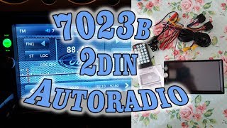 REVIEW 7023b 7inch touchscreen China radio DUTCHNL [upl. by Bianca]