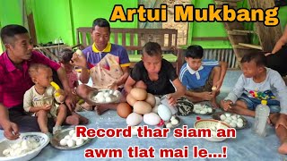 Tengge Nu in Artui mukbang Record break  Zoval in record thar a siam ve thung😳 [upl. by Nosnor]