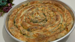 Bu Böreği Tadanlar Hazır Yufkadan Yaptığımı Anlamadı ❗️ Bütün Sır Sosunda Ispanaklı Börek👌🏻❗️ [upl. by Gardy]