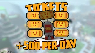 How to get Hundreds of Tickets per day in Bee Swarm Simulator [upl. by Ellehctim]