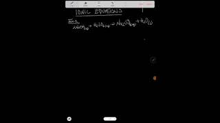 Ionic equations  chemistry [upl. by Newol]