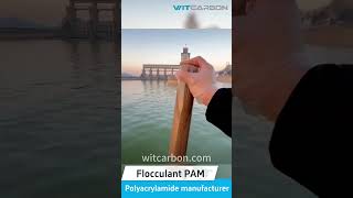 PAM polyacrylamide PAM flocculant for sludge dewatering wastewater treatment [upl. by Kipp]