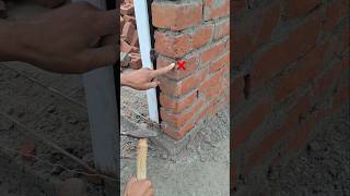 How to attach gate frame to wall गेट की चौखट को दीवार से कैसे जोड़े [upl. by Mastrianni]