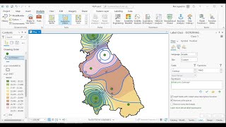 MAPA DE ISOTERMAS EN ARCGIS PRO [upl. by Dibb863]