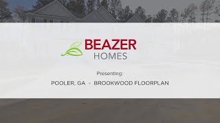 Beazer Homes  Brookwood Virtual Tour  Pooler GA [upl. by Ahsikahs]