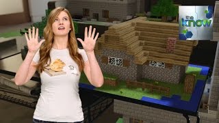 Minecraft HoloLens E3 Demo  Exclusive Footage  Future of Gaming [upl. by Issej]