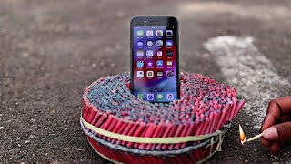 Apple I Phone Vs 2000 Firecrackers [upl. by Izogn]