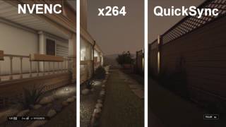 NVENC vs x264 vs QuickSync comparison of encoders [upl. by Laure]