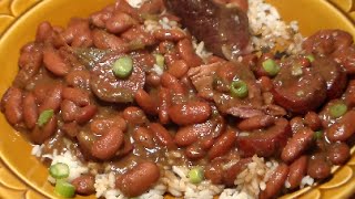 How To Make Red Beans And Rice Cajun Red Beans amp Rice Recipe [upl. by Pearson827]