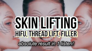 ༄༊ FACE LIFTING amp Youthful Skin Subliminal  hifu thread lift filler RESULT IN 1 LISTEN [upl. by Analaj]