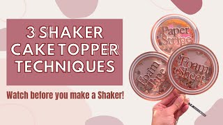 How to make a DIY 3D Shaker Cake Topper Tutorial  Step by Step for Beginners  CricutSilhouette [upl. by Neil]