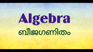 Algebra Beejaganitham  Variables Easy Maths in Malayalam [upl. by Rollo]