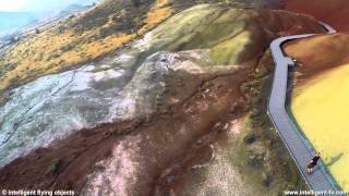 Painted Hills OREGON by drone [upl. by Airamak]