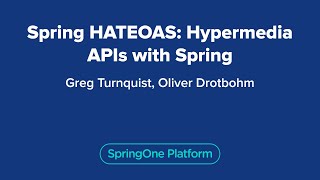 Spring HATEOAS  Hypermedia APIs with Spring [upl. by Mourant]