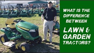 Whats the Difference Between a Lawn Tractor and a Garden Tractor [upl. by Nastassia]