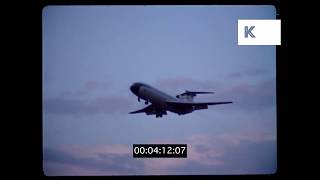 1960s 1970s 1980s Planes Landing at Heathrow Airport  35mm [upl. by Persse]