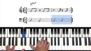 Samba Piano Tutorial  Chords Comping Rhythm Pattern [upl. by Anovahs]