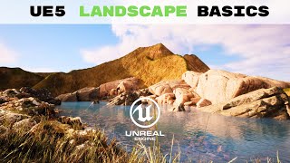 Basic Landscape for Beginners  Unreal Engine 5 Tutorial  Landmass [upl. by Carothers466]