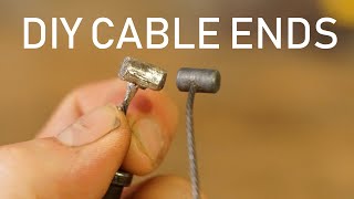 RepairingReplacing a motorcycle steel cable endthrottleclutchbrake [upl. by Osber]