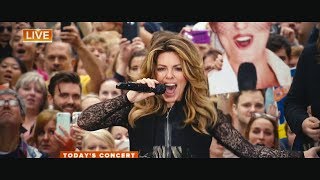 Shania Twain  Man I Feel Like A Woman Live on TODAY [upl. by Islaen298]