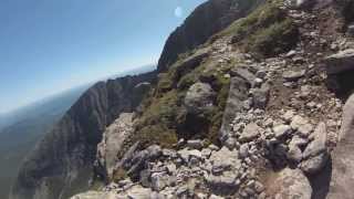 Katahdin Hiking Cathedral Trail GoPro with Chimney Pond Trail [upl. by Danielle]