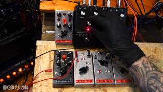 ARCHITEUTHIS ANALOG DRONE VCO goes through MOOG MF RING and MOOG MF TREM [upl. by Anileva]