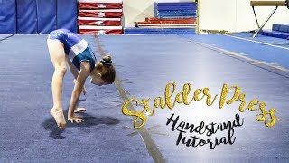 Stalder Press Handstand Tutorial Buttercup SGG [upl. by Yelssew]