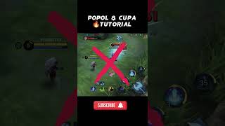 TIPS AND TRICKS POPOL ampCUPA🔥 mlbbphodettesageofthecurrents milglobal tipsandtricks shorts mlbb [upl. by Eintruoc]