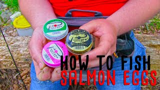 How To Fish Salmon Eggs in Creeks [upl. by Nairda]