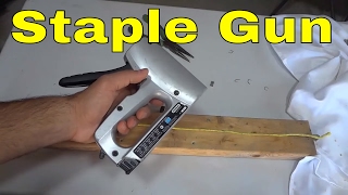 How To Use A Staple GunFULL Tutorial [upl. by Nylrahs]