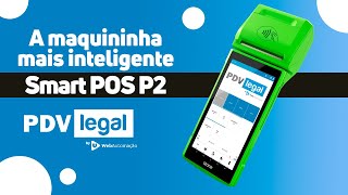 Conheça a nova maquininha inteligente da Stone Smart POS P2  PDV Legal [upl. by Llenej]