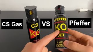 Pfefferspray vs CS Gas [upl. by Narik]