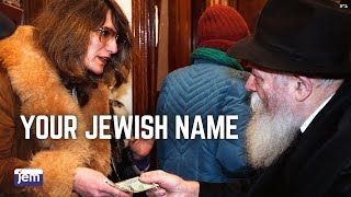 Heres Your Jewish Name  The Lubavitcher Rebbe [upl. by Yna]