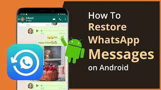 2 FREE Ways How To Restore WhatsApp Messages on Android from Google Drive [upl. by Spracklen]