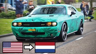 American Muscle Cars in Europe The Netherlands Belgium amp Germany [upl. by Hillery]