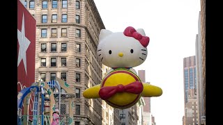 Macys Parade Balloons Hello Kitty [upl. by Silvestro]