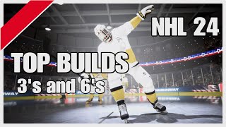 NHL 24 TOP EASHL BUILDS [upl. by Uokes360]