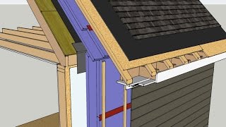 Roof Wall Insulation Retrofit vented roof [upl. by Aihsem]