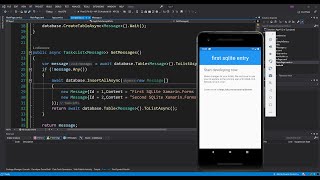 SQLiteNet Database for XamarinForms  Visual Studio 2019 [upl. by Lladnew499]